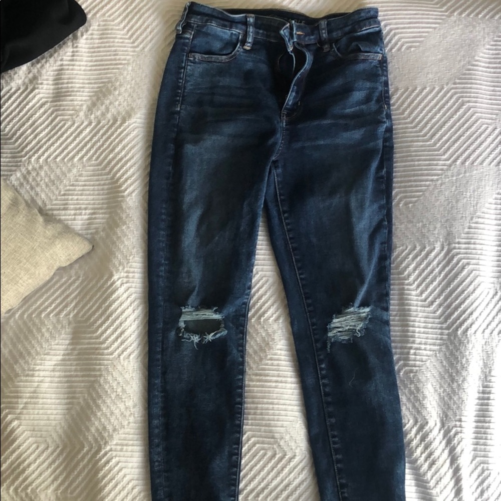 America Eagle Destroyed Jegging Jean - 10